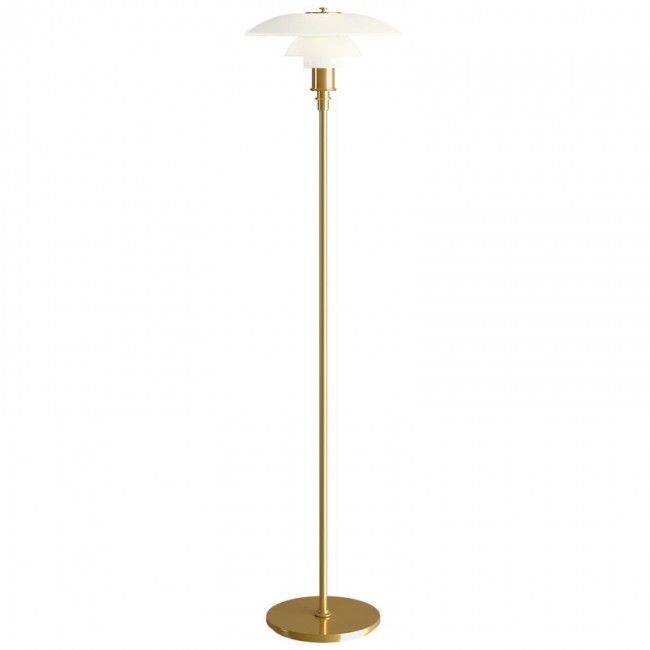 LOUIS POULSEN PH 3 1/2 - 2 1/2 스탠드조명 플로어스탠드 메탈리시드 브라스 Louis Poulsen PH 3 1/2 - 2 1/2 floor lamp  metallised brass 07339