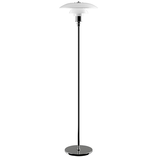 LOUIS POULSEN PH 3 1/2 - 2 1/2 스탠드조명 플로어스탠드 크롬 접시D Louis Poulsen PH 3 1/2 - 2 1/2 floor lamp  chrome plated 07138