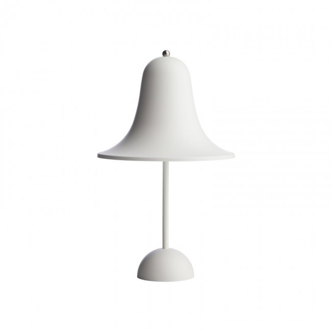 VERPAN 팬탑 포터블 테이블조명 18 cm 매트 화이트 Verpan Pantop Portable table lamp 18 cm  matt white 06595