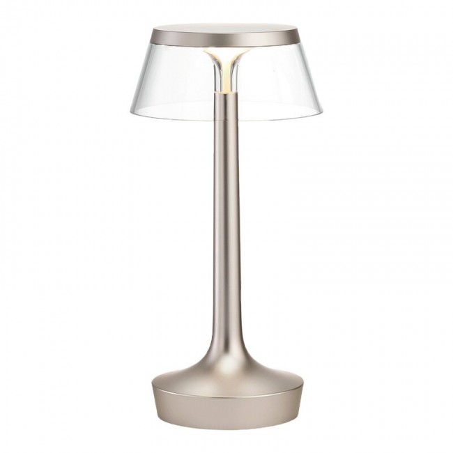 FLOS 본 쥬르 언플러그드 테이블조명 matt 크롬 - clear Flos Bon Jour Unplugged table lamp  matt chrome - clear 06329