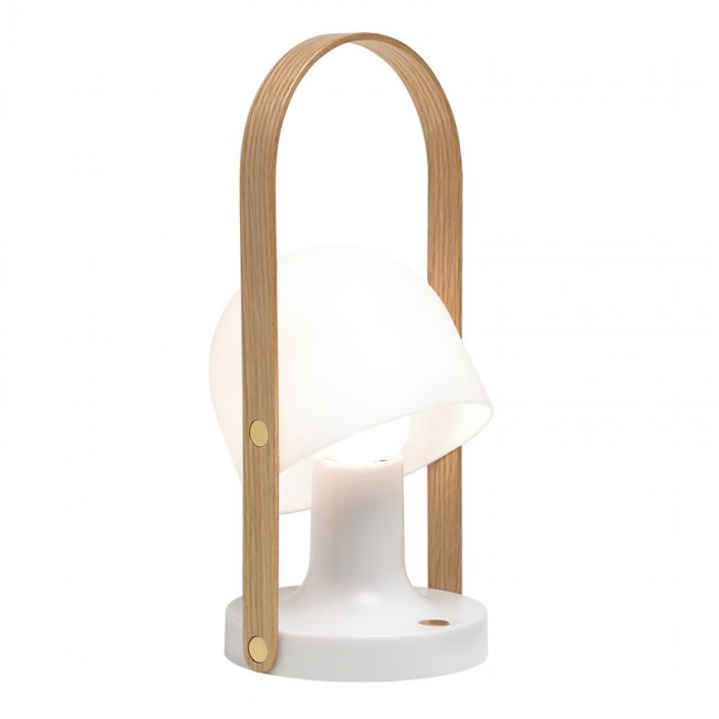 MARSET 팔로우미 lamp 화이트 - oak Marset FollowMe lamp  white - oak 06263