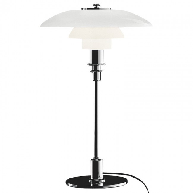LOUIS POULSEN PH 3/2 테이블 램프 lamp 크롬 접시D Louis Poulsen PH 3/2 table lamp  chrome plated 06255