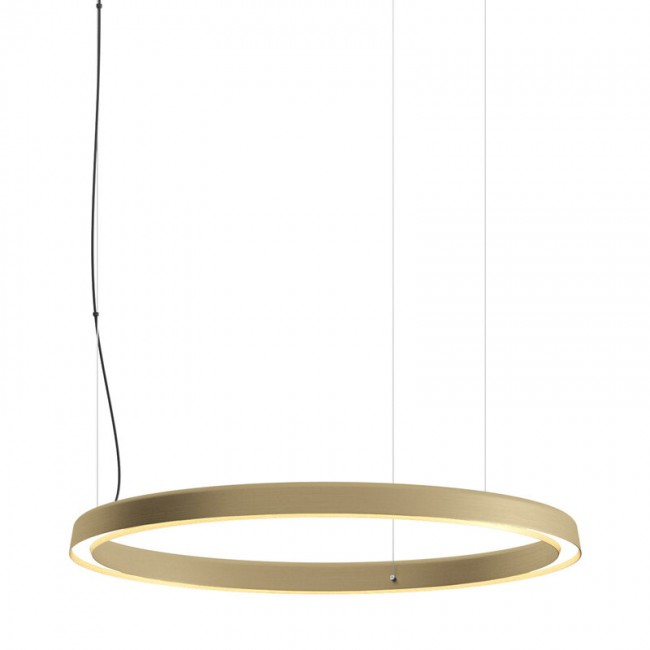 LUCEPLAN Compendium Circle 펜던트 72 cm 브라스 Luceplan Compendium Circle pendant  72 cm  brass 06034