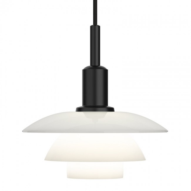LOUIS POULSEN PH 3/3 펜던트 블랙 - 오팔 글라스 Louis Poulsen PH 3/3 pendant  black - opal glass 05987
