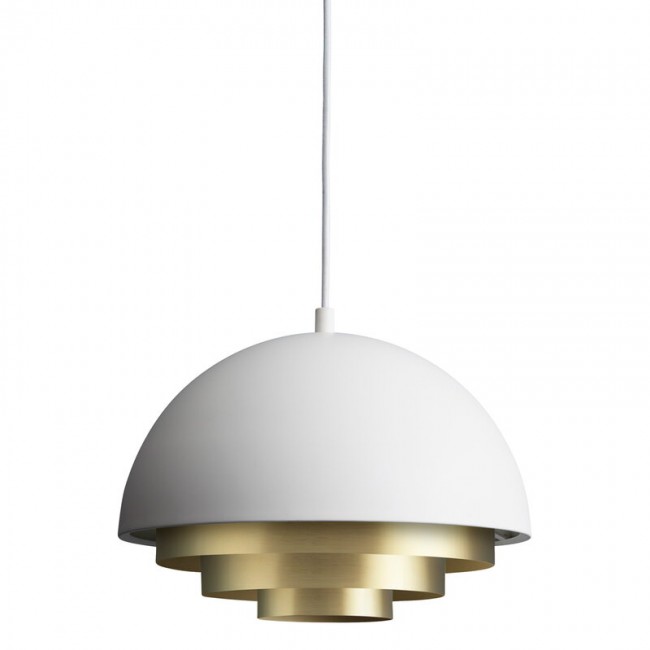 WARM NORDIC 웜 노르딕 Milieu Colour Mini 펜던트 matt 화이트 - 브라스 WA4410048