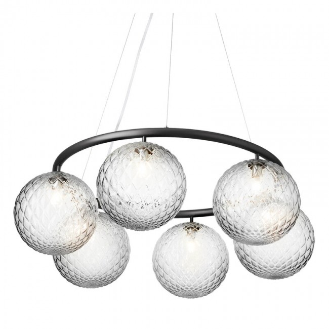 NUURA 누라 Miira 6 Circular 펜던트 rock grey - optic clear NU2032003