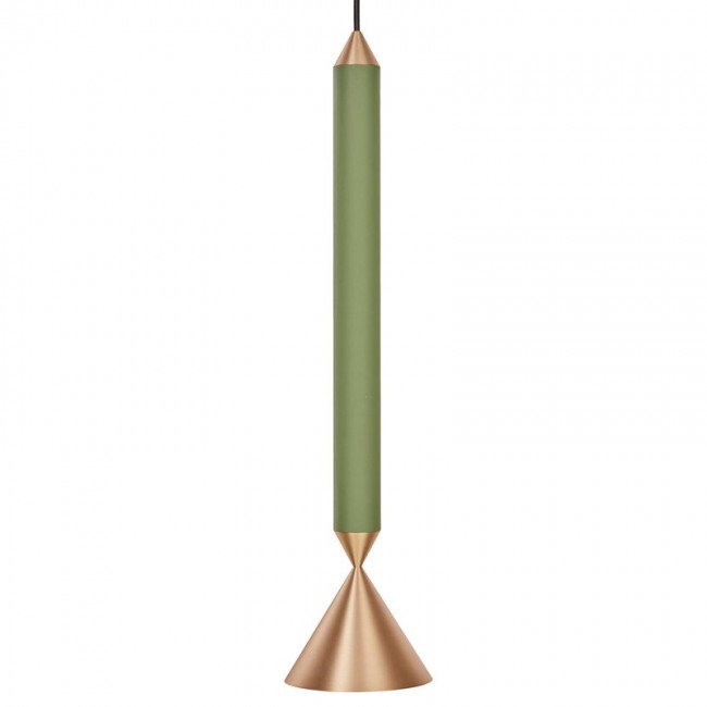PHOLC 폴크 Apollo 39 펜던트 포레스트 - 폴리시 브라스 PH392116