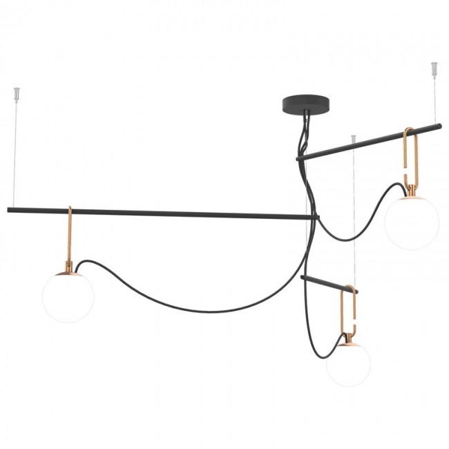 ARTEMIDE 아르떼미데 nh S3 14 펜던트 블랙 - 브라스 AE1276010A