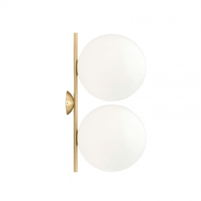 FLOS IC C/W2 더블 WALL/천장등/실링 조명 브라스 Flos IC C/W2 Double wall/ceiling lamp  brass 05581