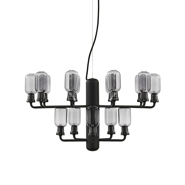 NORMANN COPENHAGEN 노만코펜하겐 앰프 샹들리에 small smoke - 블랙 NC502076