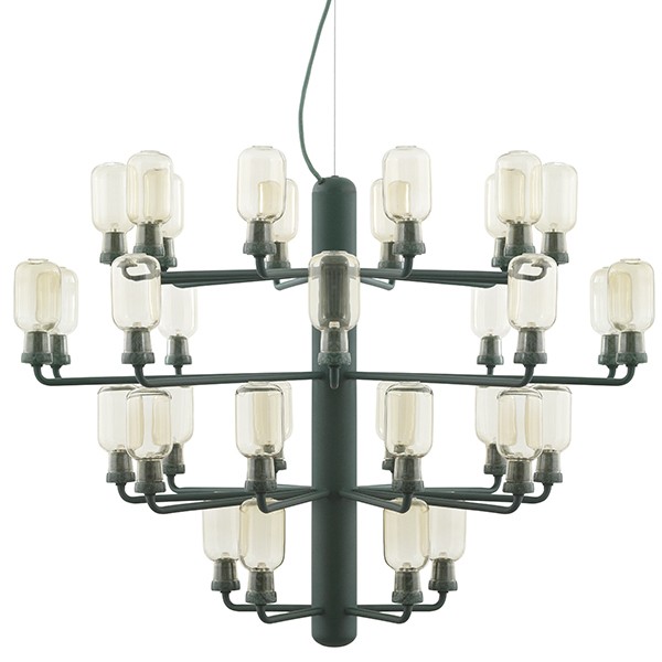 NORMANN COPENHAGEN 노만코펜하겐 앰프 샹들리에 라지 골드 - 그린 NC502080