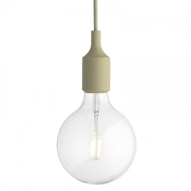 MUUTO 무토 E27 LED socket lamp beige 그린 without canopy MU05289