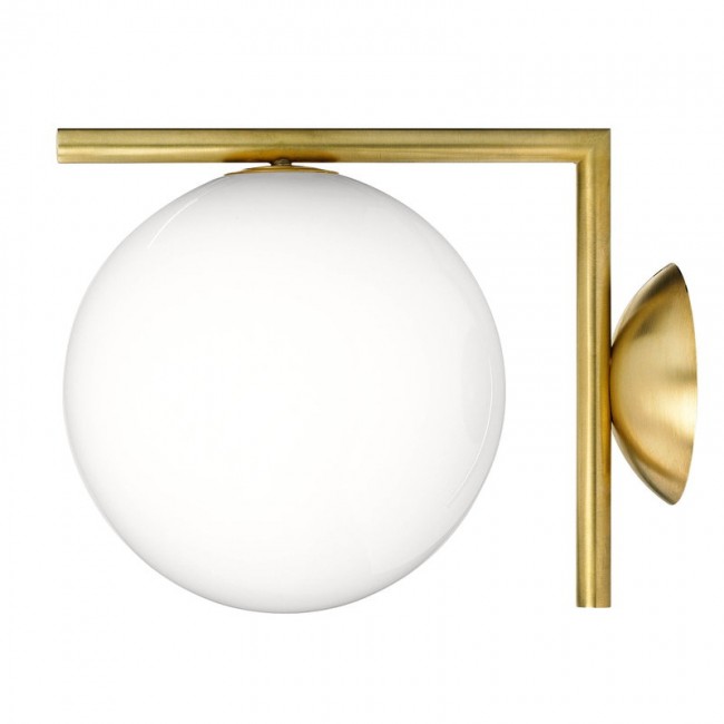 FLOS IC C/W1 WALL/천장등/실링 조명 브라스 Flos IC C/W1 wall/ceiling lamp  brass 05394