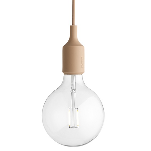 MUUTO 무토 E27 LED socket lamp 베이지로즈 without canopy MU05286