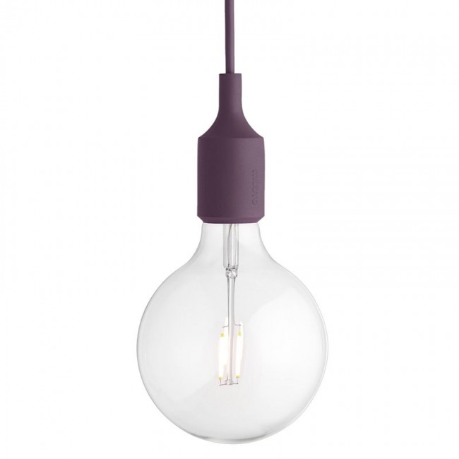 MUUTO 무토 E27 LED 펜던트 burgundy without canopy MU05291