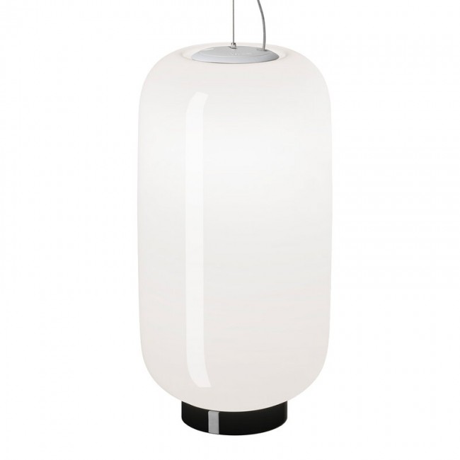 FOSCARINI 포스카리니 Chouchin Reverse 2 펜던트 화이트 - 블랙 FC210072E-03