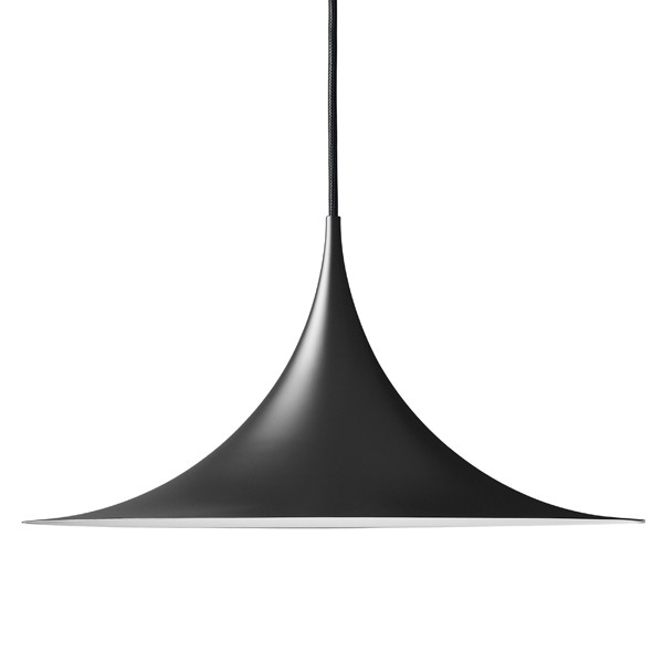 GUBI 구비 세미 펜던트 47 cm 매트 블랙 GB004-02101