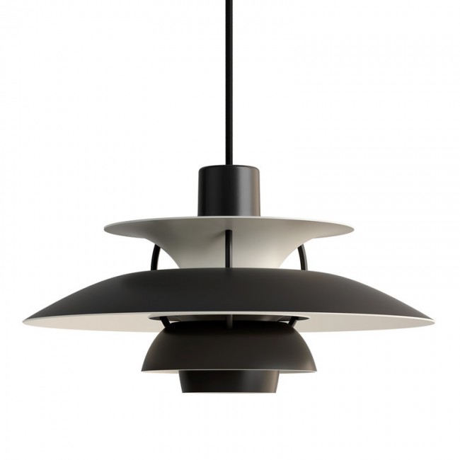 LOUIS POULSEN PH 5 미니 모노크롬 펜던트 블랙 Louis Poulsen PH 5 Mini Monochrome pendant  black 05105