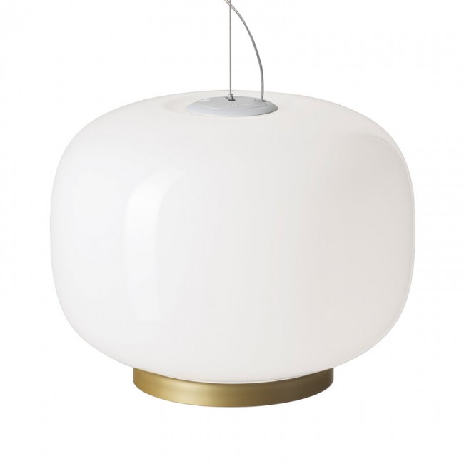 FOSCARINI 포스카리니 Chouchin Reverse 1 펜던트 화이트 - 골드 FC210071E-01