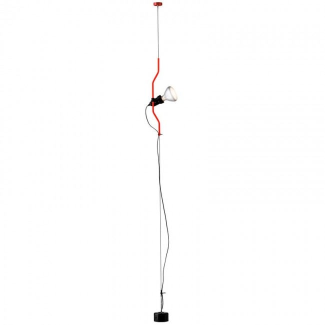 FLOS Parentesi 스탠드조명 플로어스탠드 red 디머블/디밍 Flos Parentesi floor lamp  red  dimmable 05037