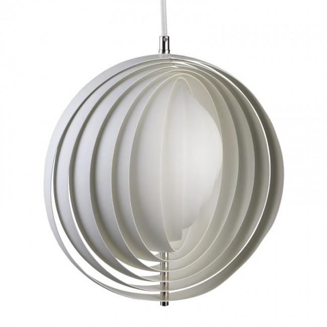 VERPAN 문 펜던트 34 cm 화이트 Verpan Moon pendant 34 cm  white 04952