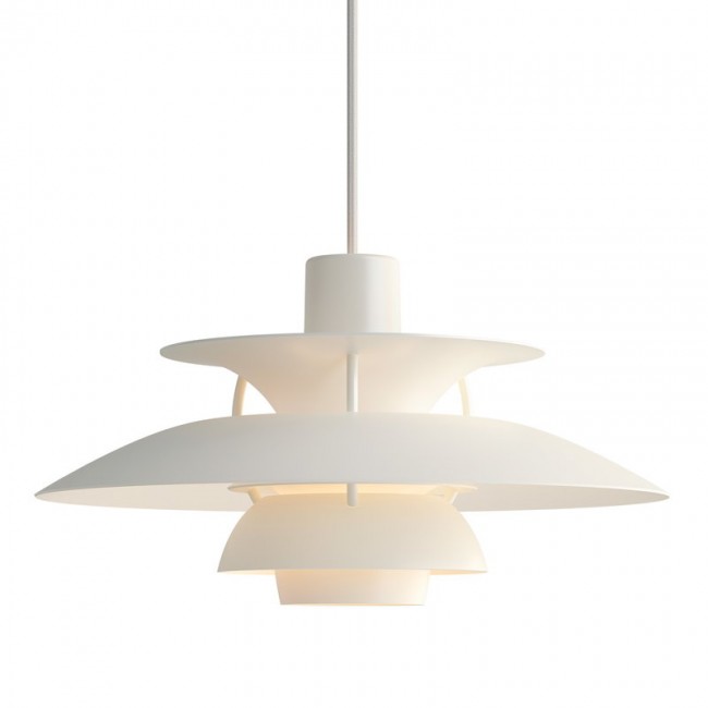 LOUIS POULSEN PH 5 미니 모노크롬 펜던트 화이트 Louis Poulsen PH 5 Mini Monochrome pendant  white 04757