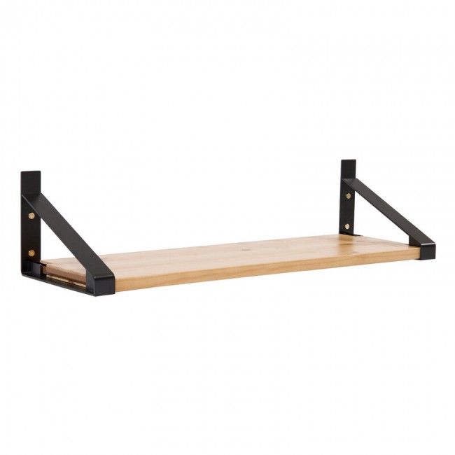 Lundia Classic wall shelf 80 x 30 cm 블랙 - brown LUA5681