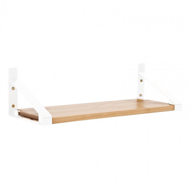 Lundia Classic wall shelf 50 x 30 cm 화이트 - brown LUA5669