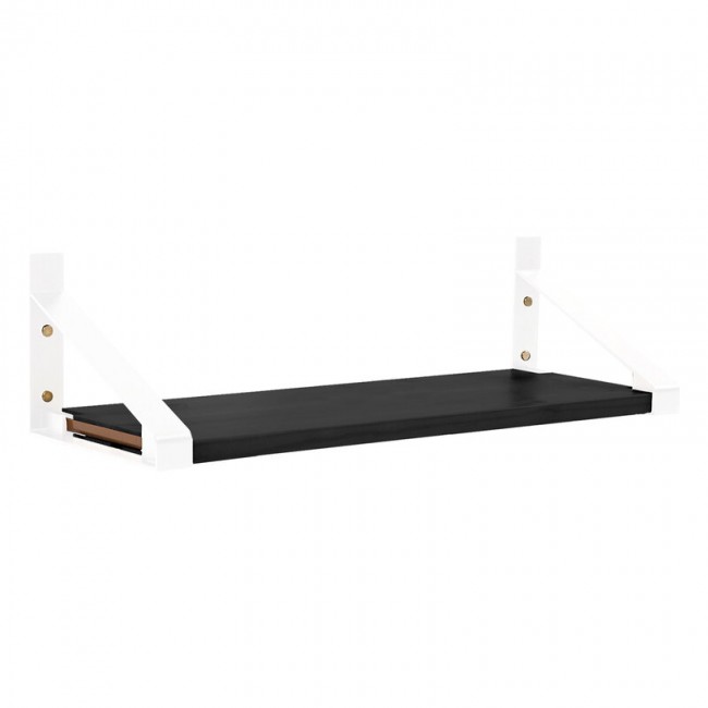 Lundia Classic wall shelf 50 x 30 cm 화이트 - 블랙 LUA5668