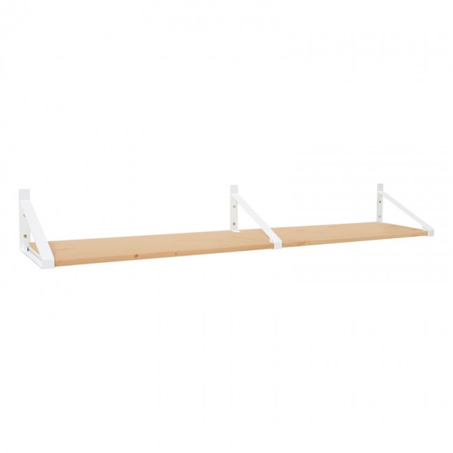 Lundia Classic wall shelf 2 pcs 화이트 - brown LUA5699