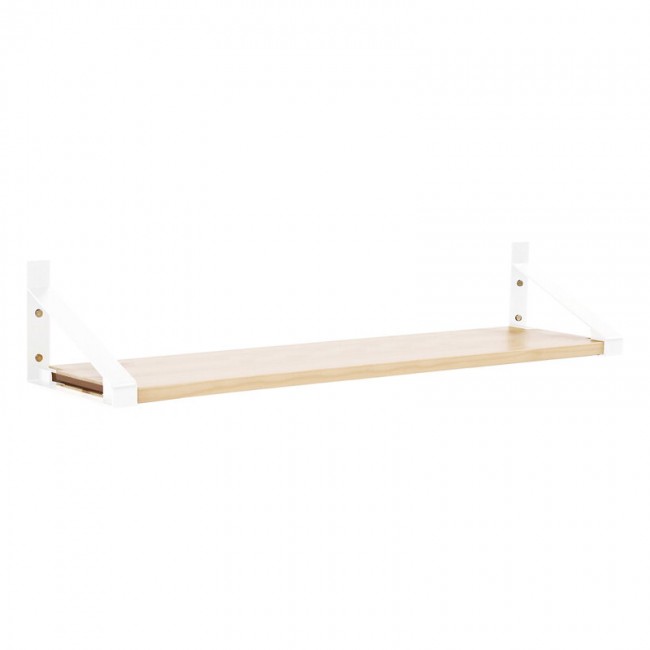 Lundia Classic wall shelf 120 x 30 cm 화이트 - 네츄럴 LUA5691
