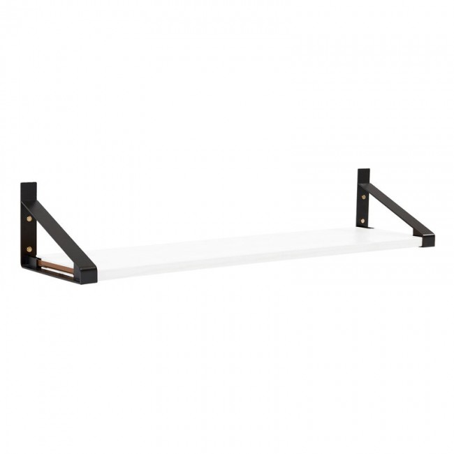 Lundia Classic wall shelf 120 x 30 cm 블랙 - 화이트 LUA5693