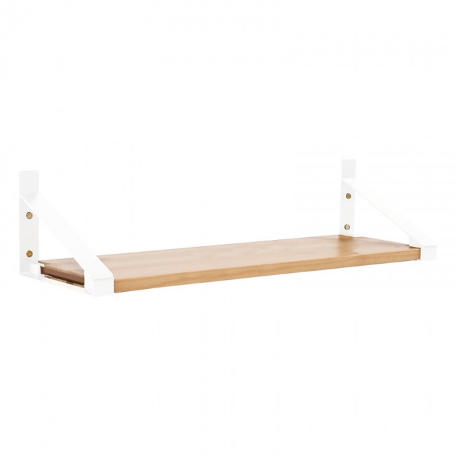 Lundia Classic wall shelf 80 x 30 cm 화이트 - brown LUA5677