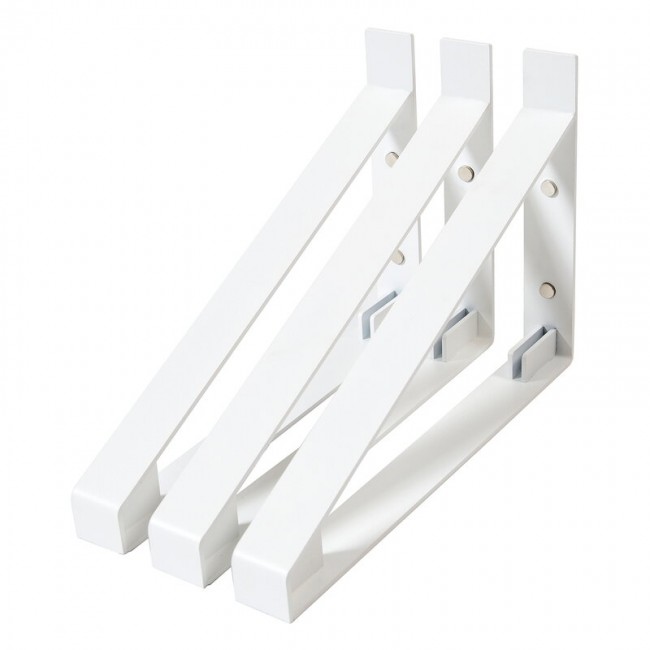 Lundia Classic wall shelf bracket 30 cm 3 pcs 화이트 LUA5740