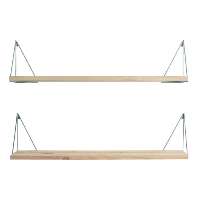 MAZE 메이즈 Pythagoras Play shelf with brackets 2 pcs pine - 크롬 MZ604616