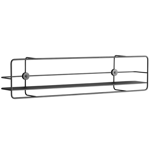 WOUD 우드 쿠페 wall shelf horizontal 블랙 WD140120