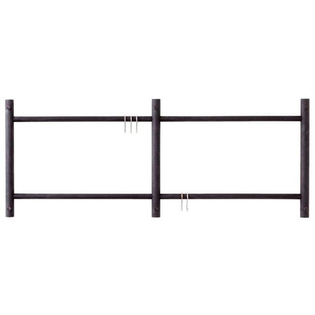 Verso Design Tikas wall rack 블랙 VDWW1-01