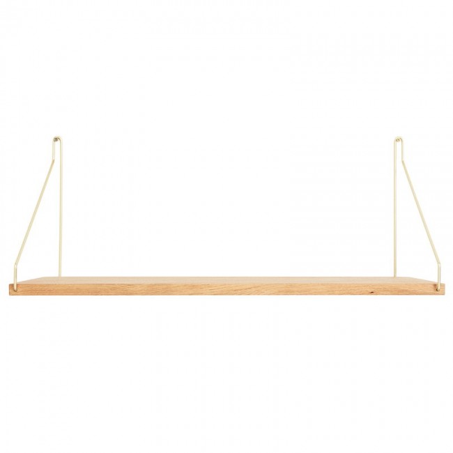 FRAMA 프라마 D27 wall shelf 60 cm oak - 브라스 FR7092