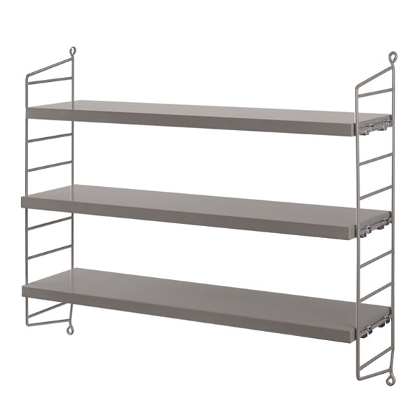 STRING FURNITURE 스트링 Pocket shelf grey AK211149