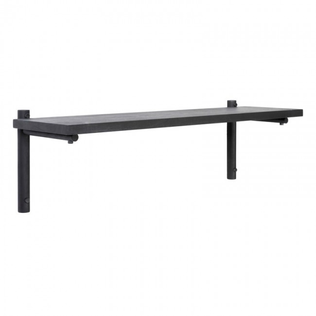 Verso Design Tikas wall shelf 24 x 80 cm 블랙 VDWTS4-01