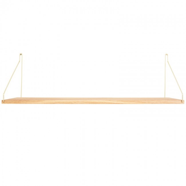 FRAMA 프라마 D27 wall shelf 80 cm oak - 브라스 FR7095