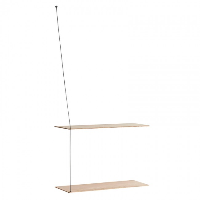 WOUD 우드 Stedge 2.0 shelf 60 cm 화이트 pigmented 래커 oak WD140016