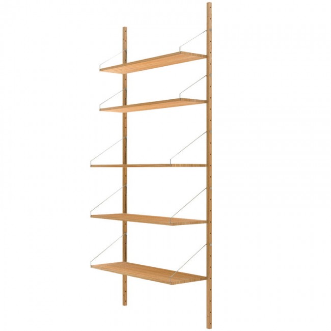 FRAMA 프라마 Shelf Library H1852 wall oiled oak FR8052