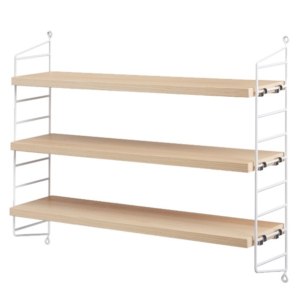 STRING FURNITURE 스트링 Pocket shelf ASH-화이트 AK211138