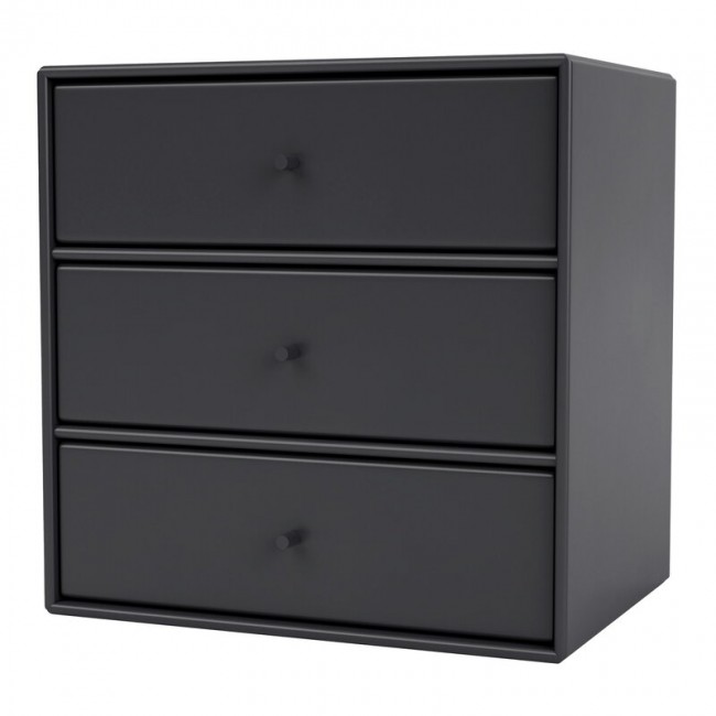 MONTANA FURNITURE 몬타나 Mini module with 3 drawers 04 앤트러사이트 MON1007-04