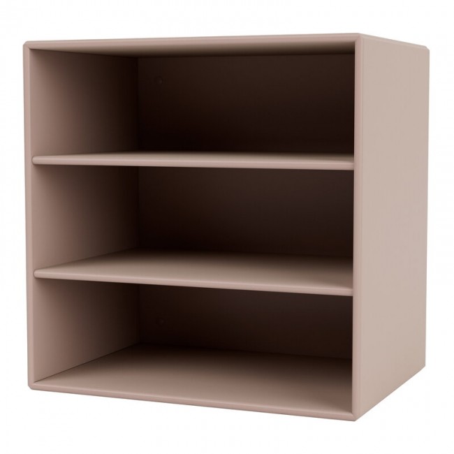 MONTANA FURNITURE 몬타나 Mini module with horizontal shelves 137 Mushroom MON1004-137