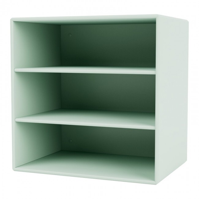 MONTANA FURNITURE 몬타나 Mini module with horizontal shelves 161 Mist MON1004-161