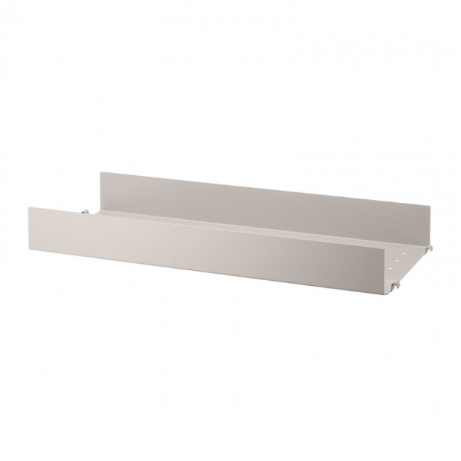 STRING FURNITURE 스트링 metal shelf 58 x 20 cm high beige AK211477