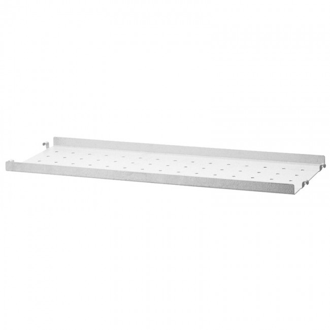 STRING FURNITURE 스트링 아웃도어 shelf 58 x 20 cm low galvanized AK211427