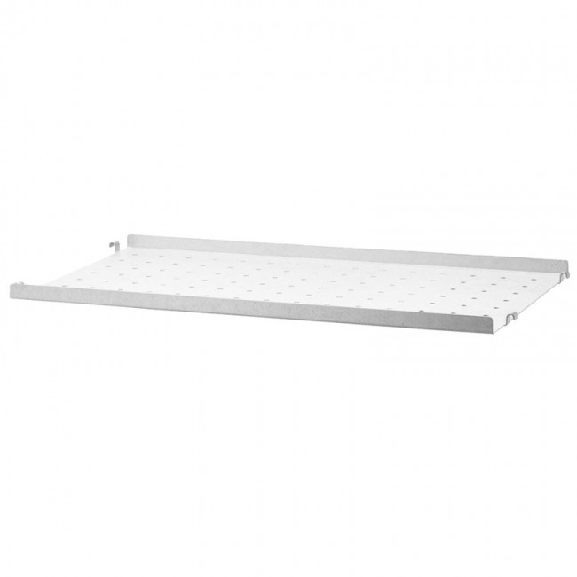 STRING FURNITURE 스트링 아웃도어 shelf 58 x 30 cm low galvanized AK211428